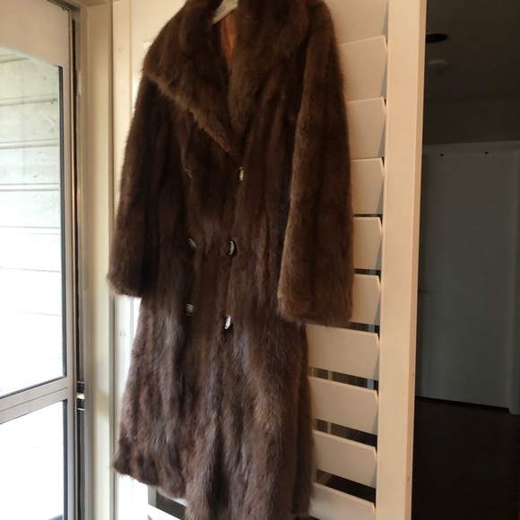 VTG Full length Muskrat Fur Size xS/S Fully Lined - Picture 2 of 14